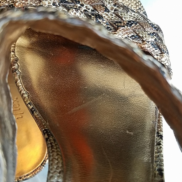 Anne Klein Snakeskin Print Slides - Picture 7 of 8